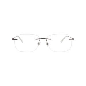 Montblanc Square-Frame Metal Optical Frames Silver Mens